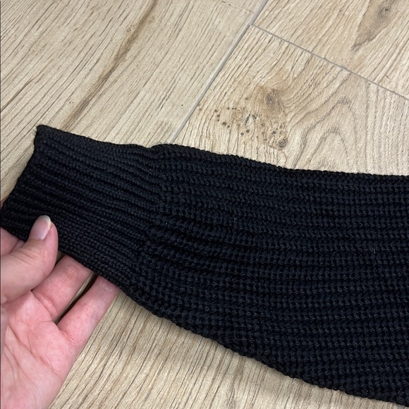 Aritzia Black Cowl Neck Sweater Dress - Picture 5 of 5